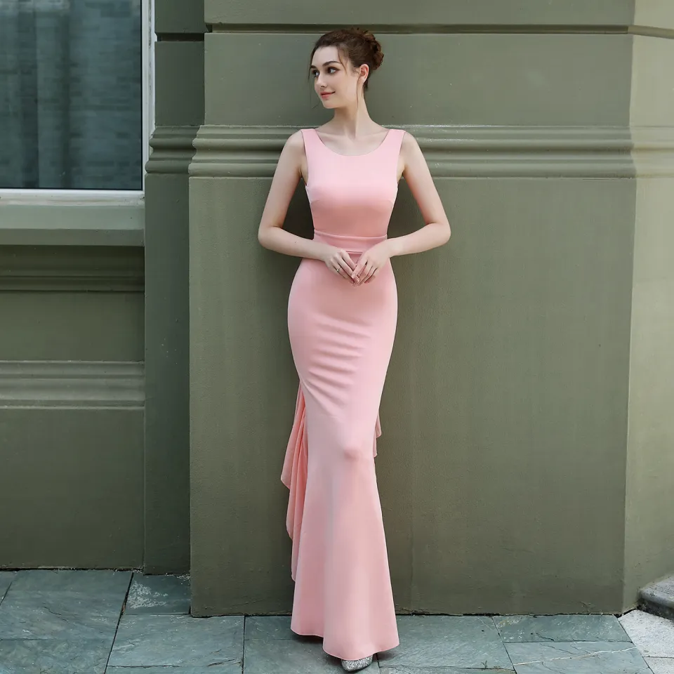 Đầm Dạ Hội Đuôi Cá Đỏ Xẻ Tà Đính Đá Rosa Dress - Đầm Quỳnh Anh Luxury  Fashion