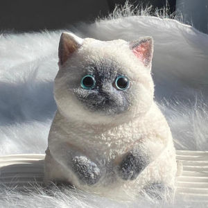 Simulation Cat Squeeze Toy Kitten Taba Plush Soft Stress Relieving Toy Cute Cat Girl Birthday Gift