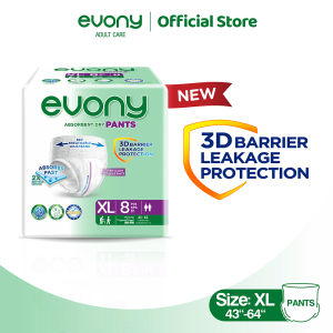 Evony Adult Diaper Pants - M10 / L10 / XL8 (1 Pack)
