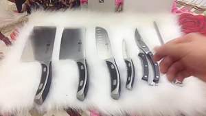 Bộ dao Đức gồm 7 món sắc bén không rỉ nhiều món đầy đủ và tiện nghi