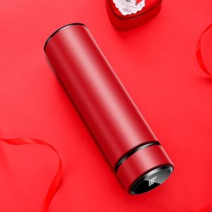 GMC 500ML LED Stainless Steel Tumbler good for Hot & Cold Vacuum Cup 4 color variation