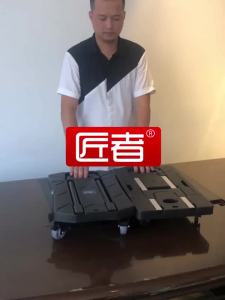 Goods Trolley Prestar Trolley Hand Trucks Dollies Prestar Trolley Small Flat Six-Wheel Trolley Carrier Foldable Hand Truck Loading Trolley
