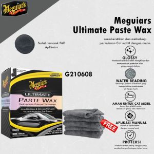 Meguiars - Meguiars Ultimate Paste Wax Improved Formula 226g Wax Pengkilap Mobil Premium