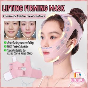 Biblio【Ready in Stock】 Lifting Firming Mask Lift Up Reduce Double Chin Wrinkle V Face 3D Breathable Belt