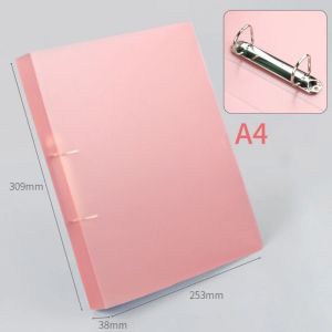 OPEAREY 2 lỗ Bìa kẹp hồ sơ Nhựa Hình chữ D Tập tin vòm đòn bẩy Nhựa Tài liệu văn phòng Thư mục trong suốt