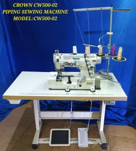 CROWN Piping Sewing Machine MODEL CW500-02 (Variant: Bias / L Type) (BRAND NEW)