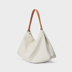 Korean Niche Genuine Leather Tote Bag Large Capacity Shoulder Crossbody Bag
