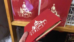 Nhà Thờ ( Nga ) - Russia  - Thiệp 3D