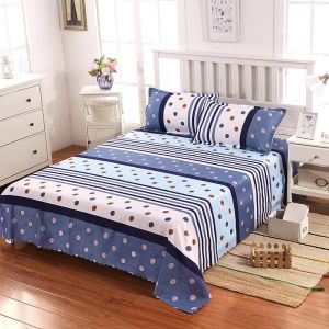 ผ้าปูที่นอน ชุดผ้าปูที่นอน กันไรฝุ่น(ฟรี2 ชิ้น ปลอกหมอน)3.5/6ฟุต ผ้าคุณภาพดี ข้น รุ่นอัพเกรด ผ้าคลุมเตียง bed sheet