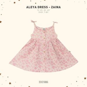 BOHOPANNA - ALEYA DRESS BOHOPANNA - DRESS ANAK - DRESS BAYI - DRESS ANAK PEREMPUAN - BAJU ANAK