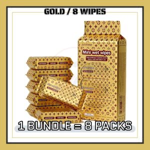 8 in 1 Mini Wet Tissue Wipes Set Pack Baby Children Portable Non Alcohol Cleaning Wipes