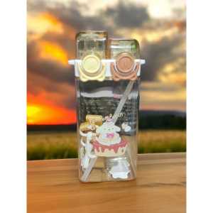 Botol Minum Anak Sanrio Tutup 2in1 Kuromi Melody Purin Pocha/Tumbler Minum Ganda 600ml HX 3088