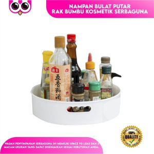 NAMPAN BULAT PUTAR / RAK BUMBU KOSMETIK SERBAGUNA