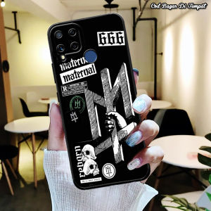 Softcase Casing REALME C15 Silikon PRO CAMERA TERBARU Fashion MATERNAL Series Softcase Premium Gelombang - Cassing Hp - Murah Meriah - Bisa Untuk Pria dan Wanita Hotinga Happy case Anasuy Lasi Case  - Bisa COD