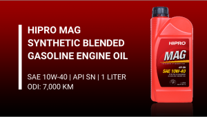 HIPRO MAG SAE 10W-40 1L 50% Semi Synthetic Engine Oil 10W40 API SN excited excited