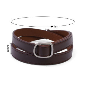 Y2K Womens Star Belt Fashion Double Row Needle Buckle Mens Rivet Belt with Jeans PU Leather Belt Street Rock Punk Style Belts