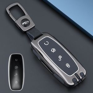 Denza D9 2024รถยนต์ที่สำคัญที่ครอบคลุมกรณีผู้ชายโลหะรถพวงกุญแจเชลล์