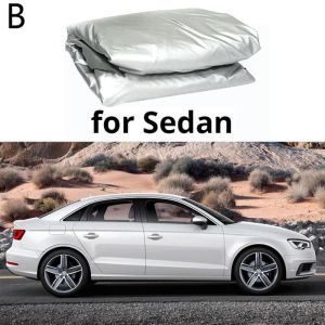 【local Seller】Half Car Cover Outdoor Sun Protection Resistant WaterProof RainDust Sun UV for Sedan SUV
