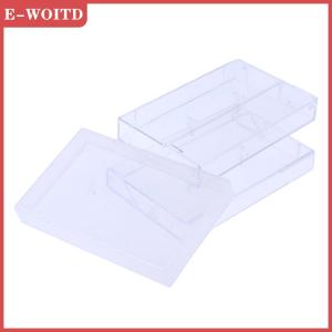 【E-WOITD】 เทปคาสเซ็ต1ชิ้นกล่องใสบันทึกเสียงแม่เหล็กกล่องเปล่ากันฝุ่น