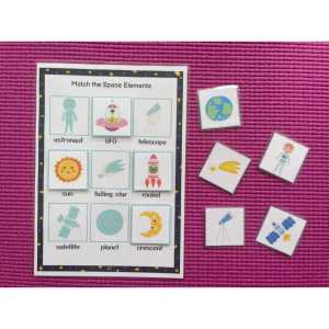 [ Match the shadow ] Laminated Quiet Book  |   Montessori Early Learning Busy Book for Kid