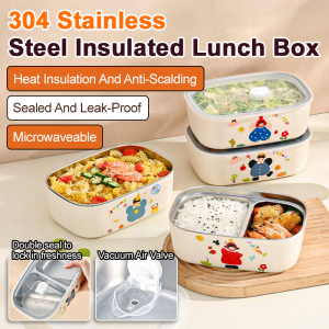 Highvalue insulated lunch box compartment microwaveable use commuter students