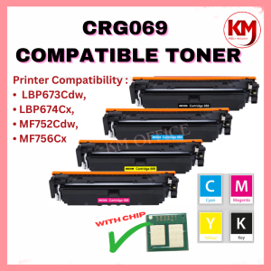 (WITH CHIP) Compatible Toner Canon Cartridge 069 CRG069 CRG069 For Canon LBP673Cdw LBP674Cx MF752Cdw MF756Cx Printer Color