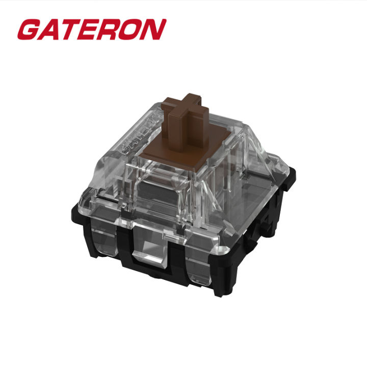 Gateron KS-15 Thiết bị chuyển mạch quang học thiết lập màu nâu đỏ màu ...