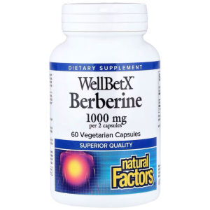 Natural Factors Berberine Herbal Complex 60 Capsules Activate Sluggish Metabolism Target Stubborn Abdominal Fat From Long Hours Desk Work For Male And Female Sedentary Workers