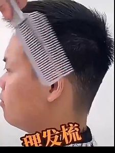 BHQ Barber Comb Set 4pcs Professional Hairdressing Clipper Cutting Comb Positioning Sisir Styling