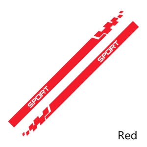 Car Stickers Side Stripe Skirts Graphics Vinyl Sticker Body Stickers Decals Racing Sport Car Covers Decal Sticker