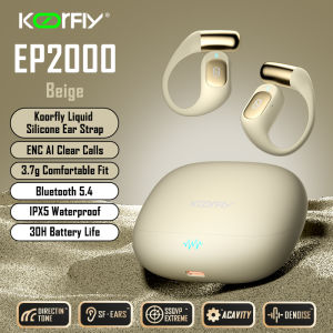 Koorfly EP2000 OpenFit หูฟังออกกำลังกาย หูฟังไร้สาย Bluetooth V5.4 หูฟังไร้สาย หูฟังเหมาะกับทุก lifestyle