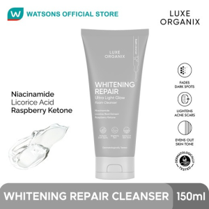 Luxe Organix Whitening Repair Ultra Light Glow Foam Cleanser 150g