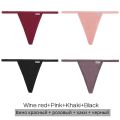 FINETOO 3Pcs Cotton Thongs Women Panties M-XL Girl Underpants Low-rise T-back Underwear Female Lingerie Panty. 