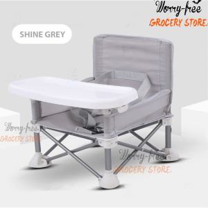Portable Foldable Baby Booster Chair Travel High Chair Toddler Feeding Dining Chair Baby Outdoor Picnic Dining Chair
