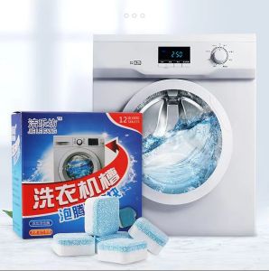 YHOME 12pcs Tablet Pembersih Mesin Cuci Sabun Penghilang Bau Anti Bakteri Deep Cleaning Washing Machine 1Box Y214