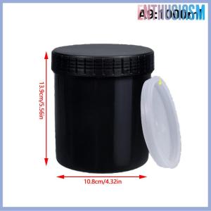 【Enthusiasm】🌟🌟【Hot Sale】🎈 1 cái 30-1000ml trắng đen nhựa Jar mặt nạ Jar Kem Jar thực phẩm lưu trữ Tank mỹ phẩm rỗng container trang điểm hộp