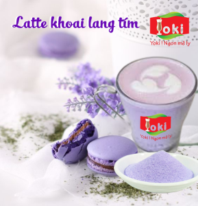 Latte Khoai lang tím Yoki
