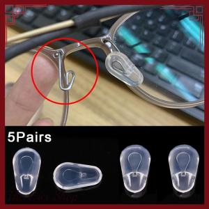 [The Cici Shop] 5Pairs Eyeglasses Push In Silicone Air Chamber Nose Pad Super Soft Silicone Nose Pads For Optical Eyewear
