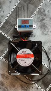 XH-W3001 Thermostat Bundle Set 24V Digital Temperature Controller Cooling Brushless Fan