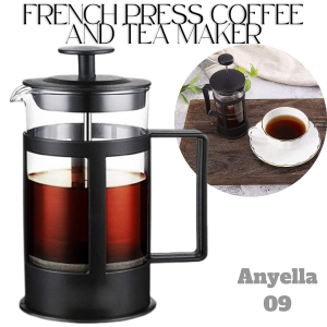 ANYELLA Indulge in Flavors: French Press Coffee and Tea Gift Set with Coffee Press and Tea Maker