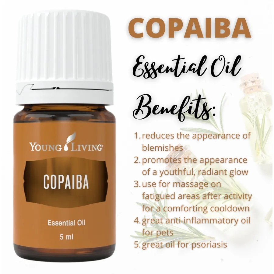 100% Original Young Living COPAIBA Pure Essential Oil Blend 15ml