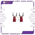 Terminal Block Insulated Spade Connector Electrical Furcate Lug Crimp Cable Wire Fork Sv1.25-5. 