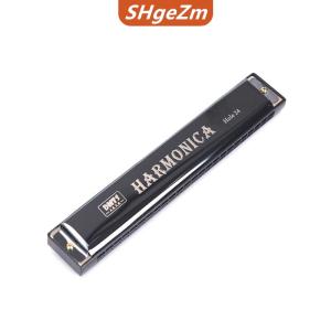 [COD] SHgeZm 24 lỗ khóa của C chơi harmonica tremolo Harmonica Organ Đôi Hàng Blues