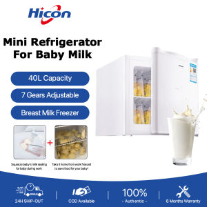 Hicon Household Mini Refrigerator Breast Milk Freezer Fully Frozen Single Door Milk Storage Refrigerator 40L BD-40