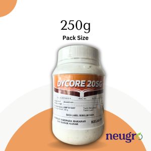 FARMCOCHEM DYCORE 20SG 250g Racun Serangga Kutu Trip Lalat Putih (Sama OSHIN) Dinotefuran 20% Control Thrips White Fly Flea Beetle 蓟马 白粉蝶 黄条叶蚤 杀虫剂