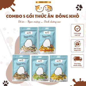 [Gói dùng thử] Hạt đông khô dành cho chó mèo cung cấp dinh dưỡng PetQ