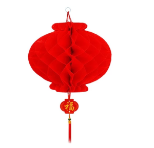 Đèn Lồng Tổ Ong Trang Trí Lễ Hội  Tết Cổ Truyền Trong nhà Ngoài Trơi Chất Liệu Nilon Chống Nước Mang Đến Sự May Mắn