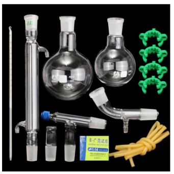 Distillation Apparatus Lab Chemistry Glassware Kit Set Chemistry Lab ...