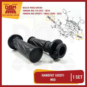 Handfat Assy Mio 2004 (PSP) Hanfat Handgrip Karet Pipa Gas Mio Karbu Batman Sporty Harga Per Set