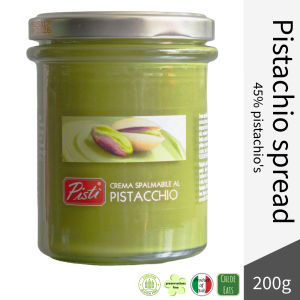 Pisti Italian premium pistachio cream spread 45% 200g for Dubai Chocolate
